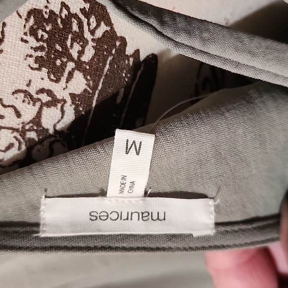 Maurices NWT size medium sage green top - Picture 4 of 7